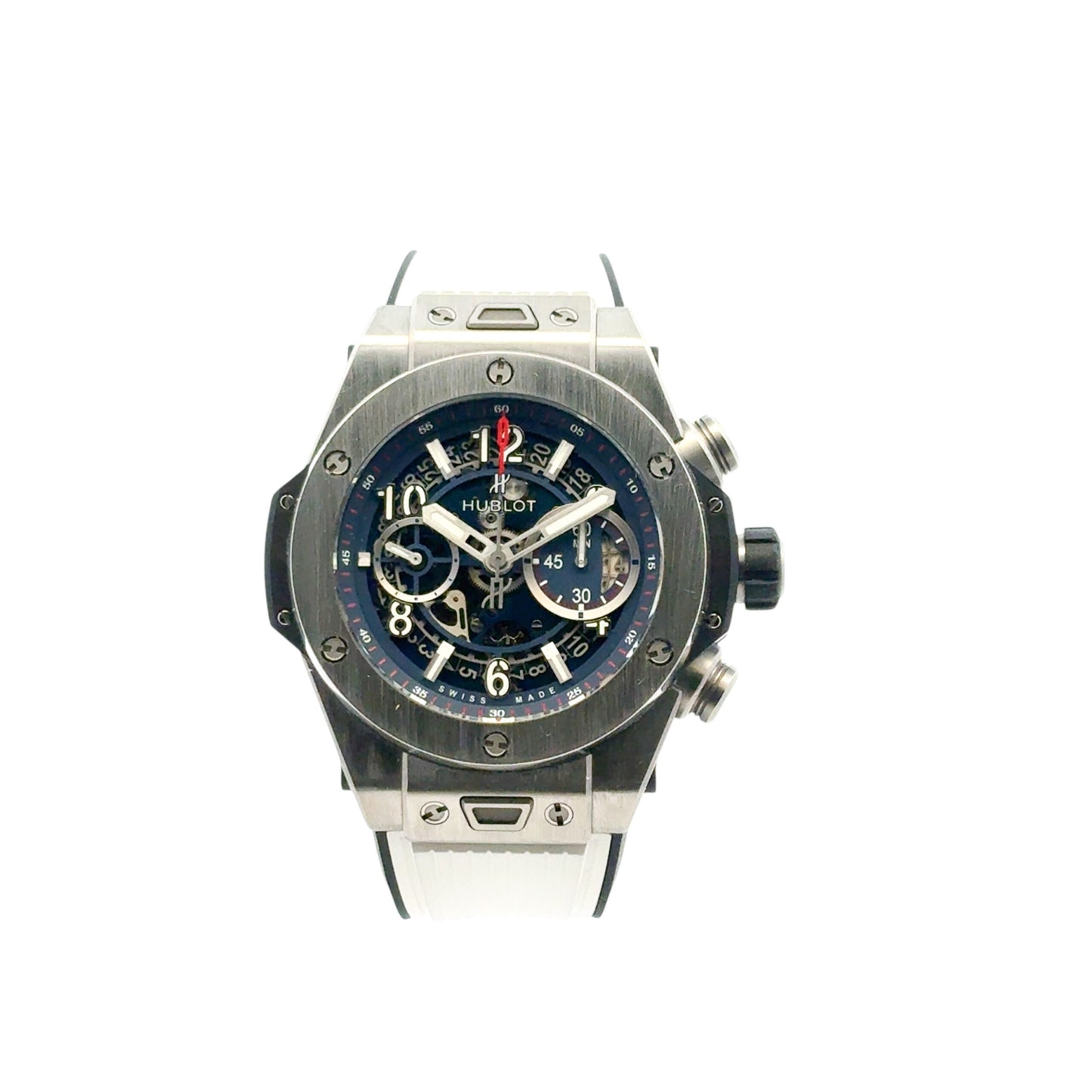 Hublot Big Bang Unico 421.NX.5170.RX Titanium Blue Dial 44mm Watch