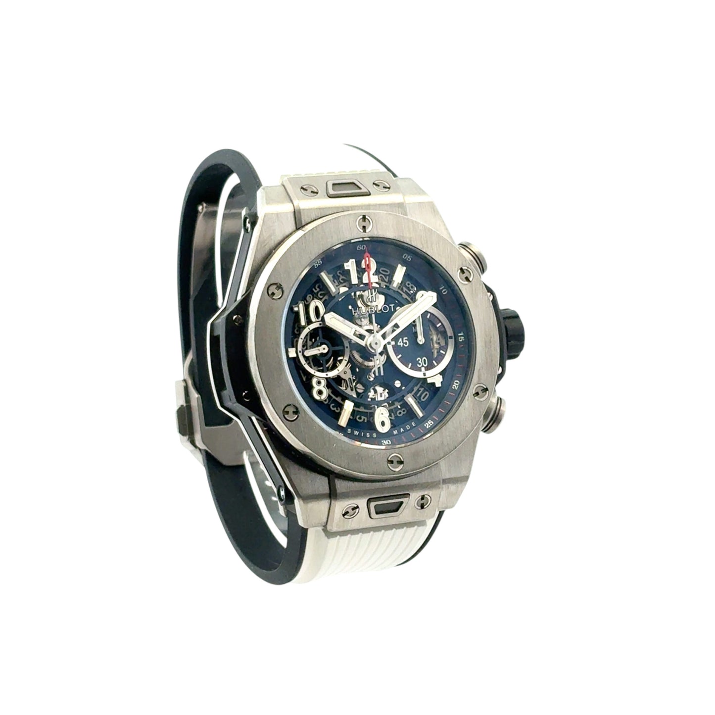 Hublot Big Bang Unico 421.NX.5170.RX Titanium Blue Dial 44mm Watch