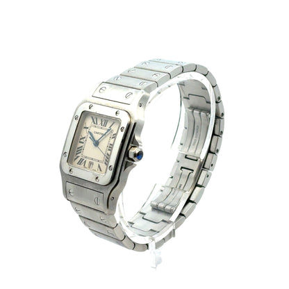 Cartier Santos Galbee 1564 Stainless Steel White Dial 29mm Watch