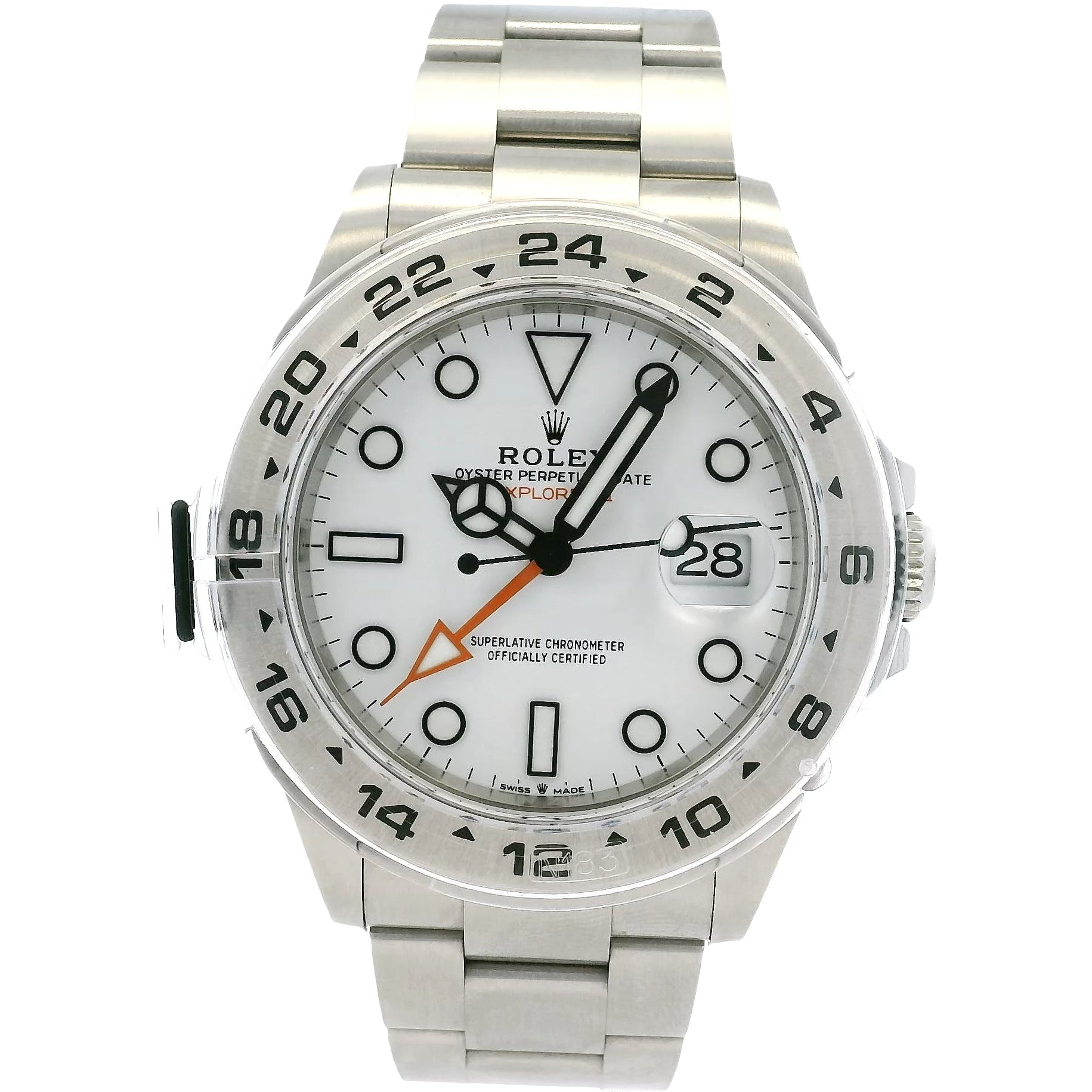 Rolex 226570 Explorer II Stainless Steel 42mm White Dial Watch