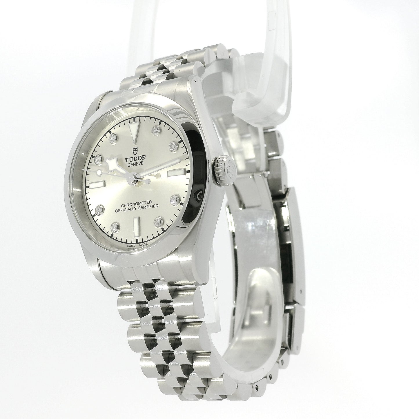 Tudor 79600-0006 Black Bay 31mm Silver Diamond Dial Stainless Steel Watch