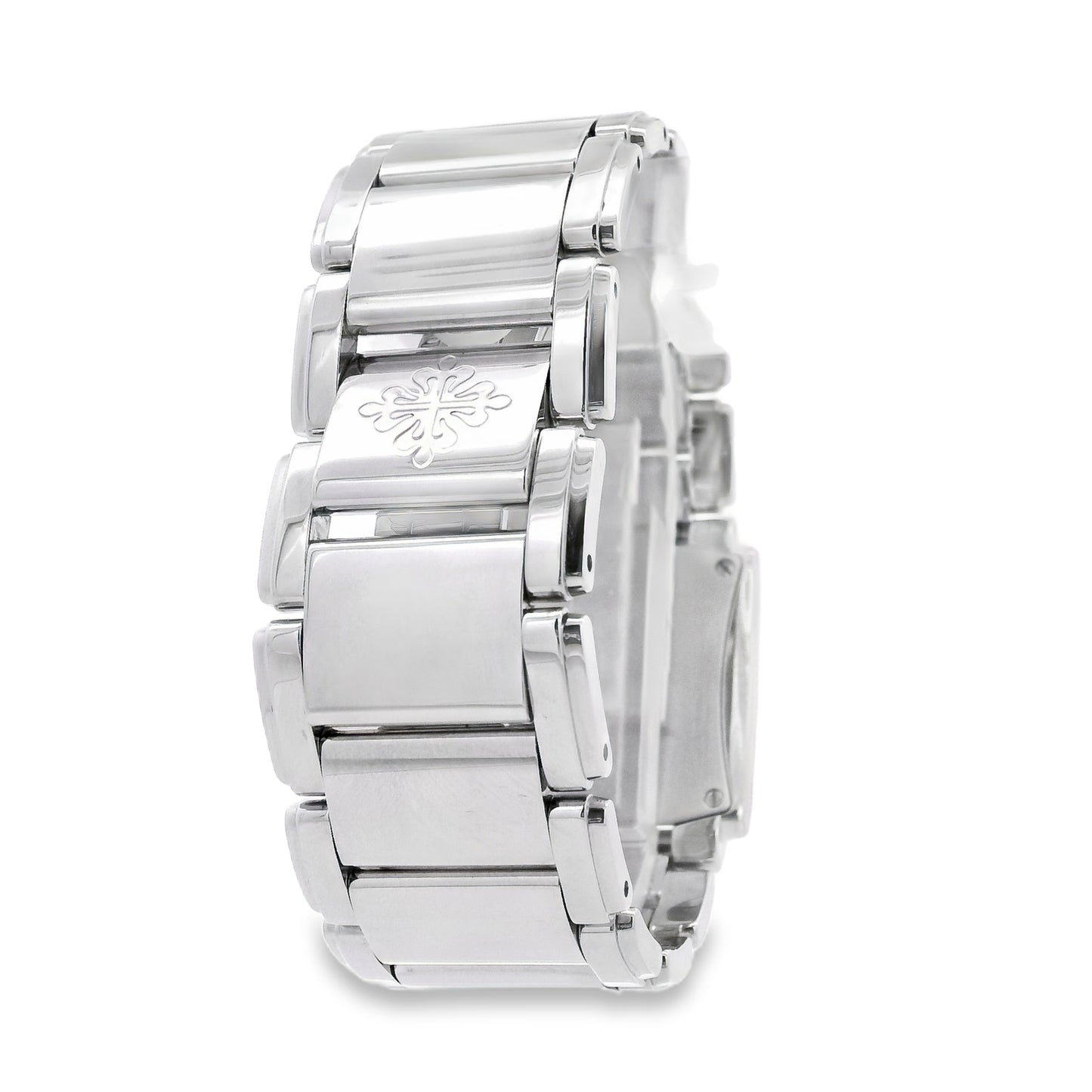 Patek Philippe 4910/10A Stainless Steel Grey Dial Factory Diamond Bezel Watch