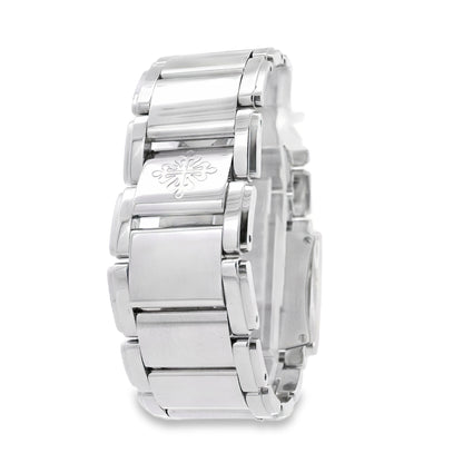 Patek Philippe 4910/10A Stainless Steel Grey Dial Factory Diamond Bezel Watch