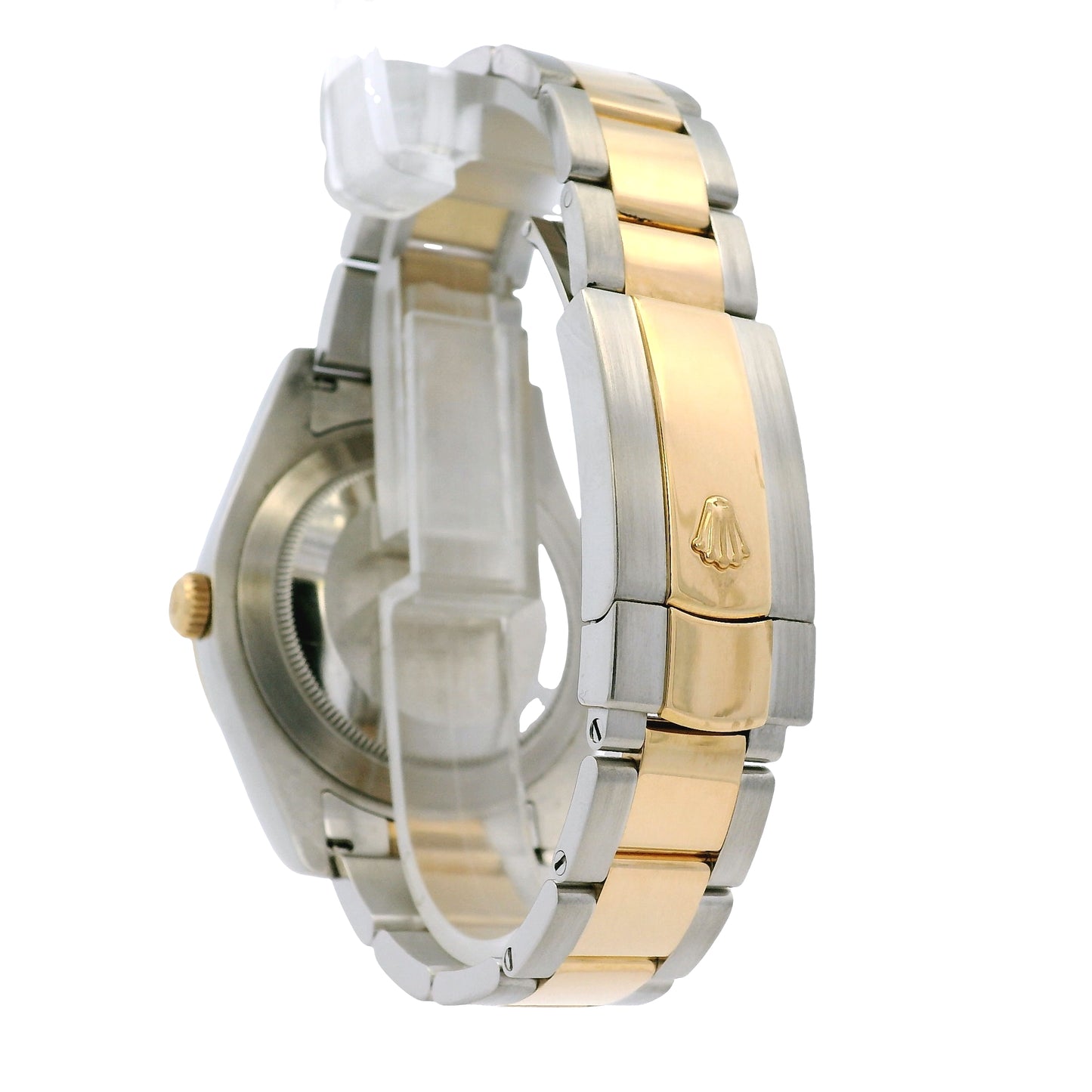 Rolex 116333 Datejust II 18k Yellow Gold Stainless Steel Wimbledon Dial Watch