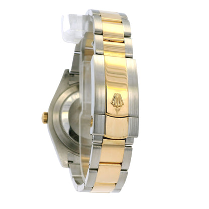 Rolex 116333 Datejust II 18k Yellow Gold Stainless Steel Wimbledon Dial Watch