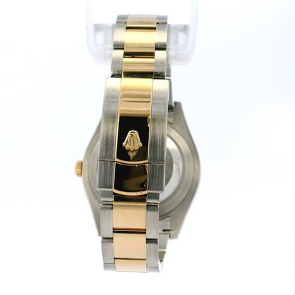 Rolex 116333 Datejust II 18k Yellow Gold Stainless Steel Wimbledon Dial Watch