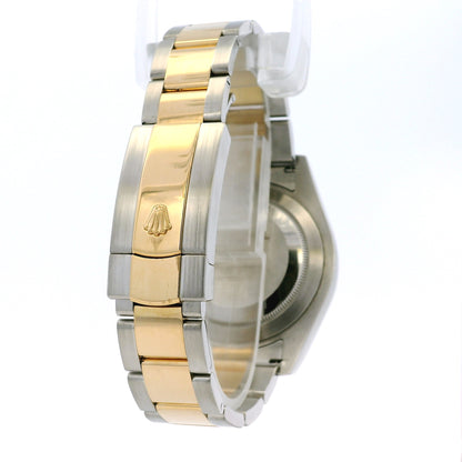 Rolex 116333 Datejust II 18k Yellow Gold Stainless Steel Wimbledon Dial Watch
