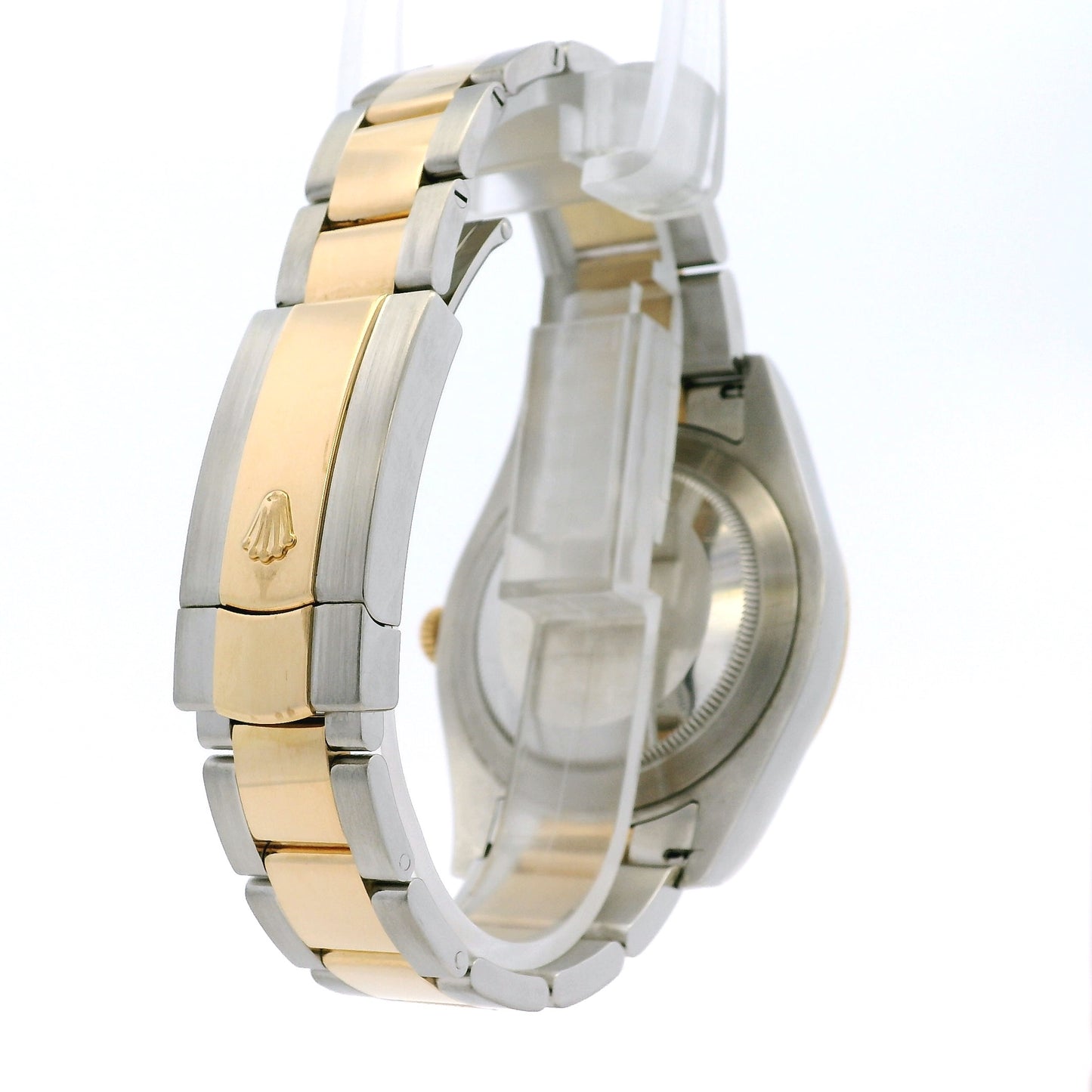 Rolex 116333 Datejust II 18k Yellow Gold Stainless Steel Wimbledon Dial Watch