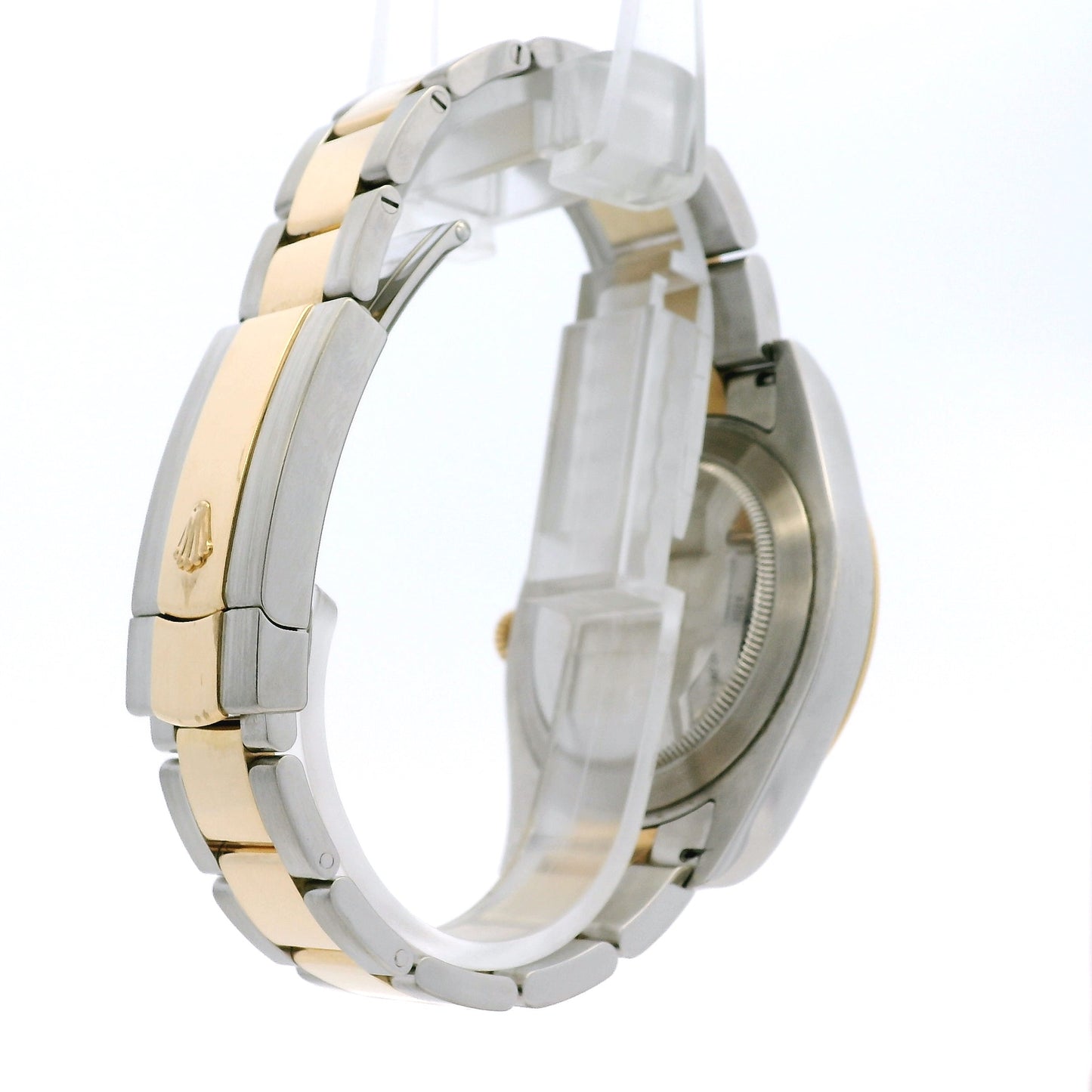 Rolex 116333 Datejust II 18k Yellow Gold Stainless Steel Wimbledon Dial Watch