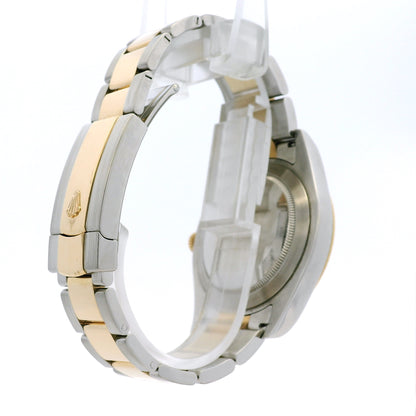 Rolex 116333 Datejust II 18k Yellow Gold Stainless Steel Wimbledon Dial Watch