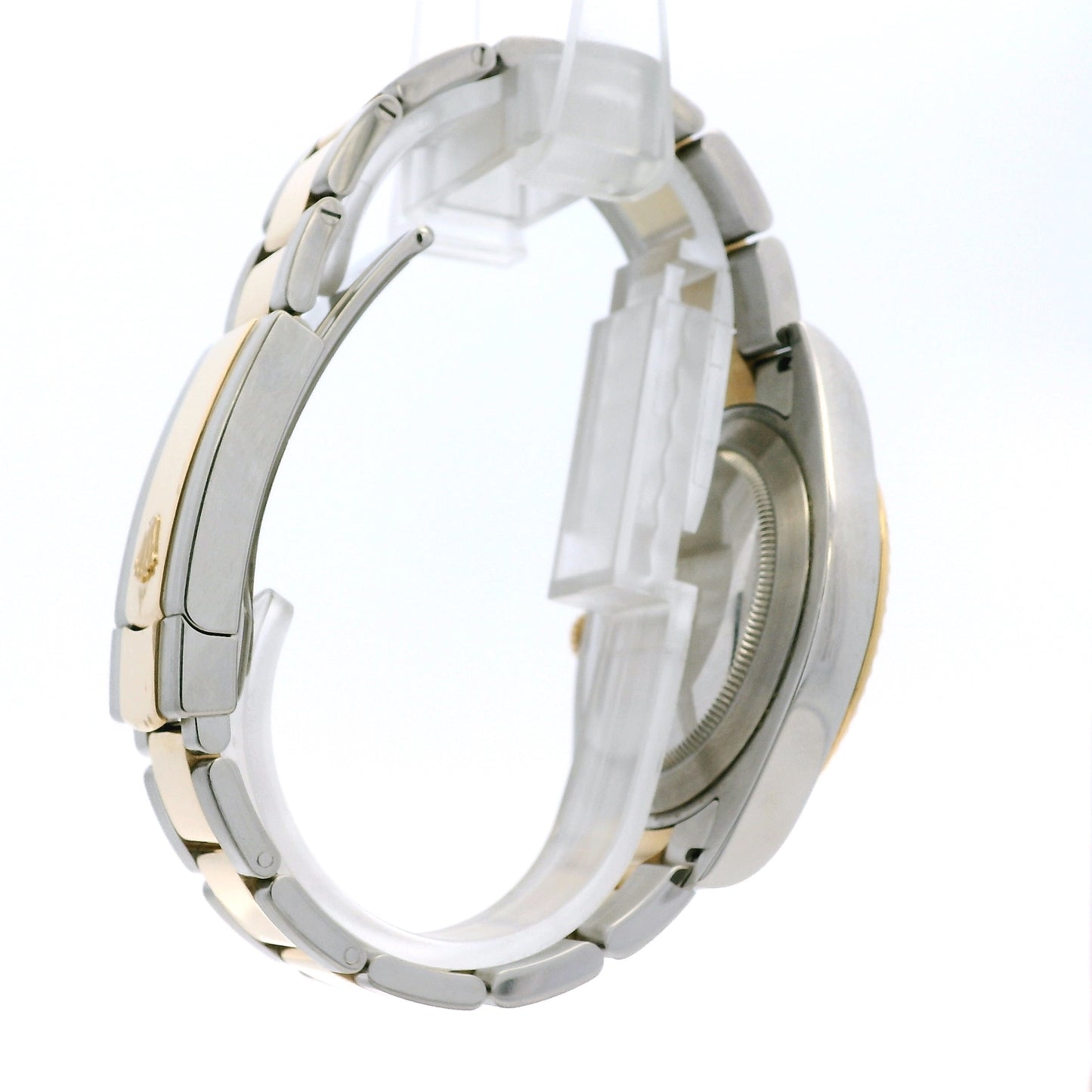 Rolex 116333 Datejust II 18k Yellow Gold Stainless Steel Wimbledon Dial Watch