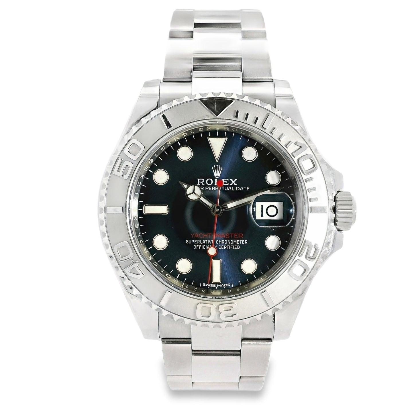 Rolex 116622 Platinum Yacht-Master 40mm Stainless Steel Watch
