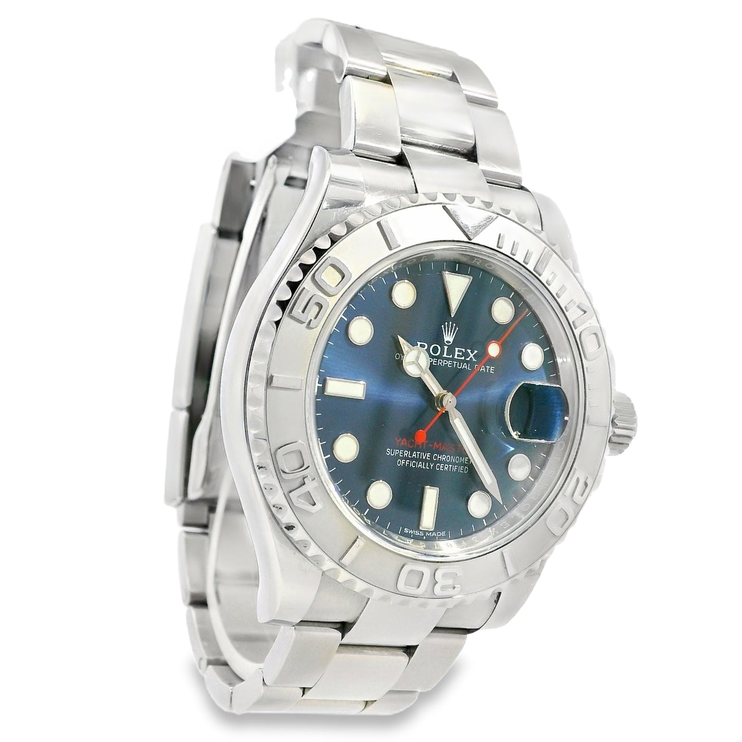 Rolex 116622 Platinum Yacht-Master 40mm Stainless Steel Watch