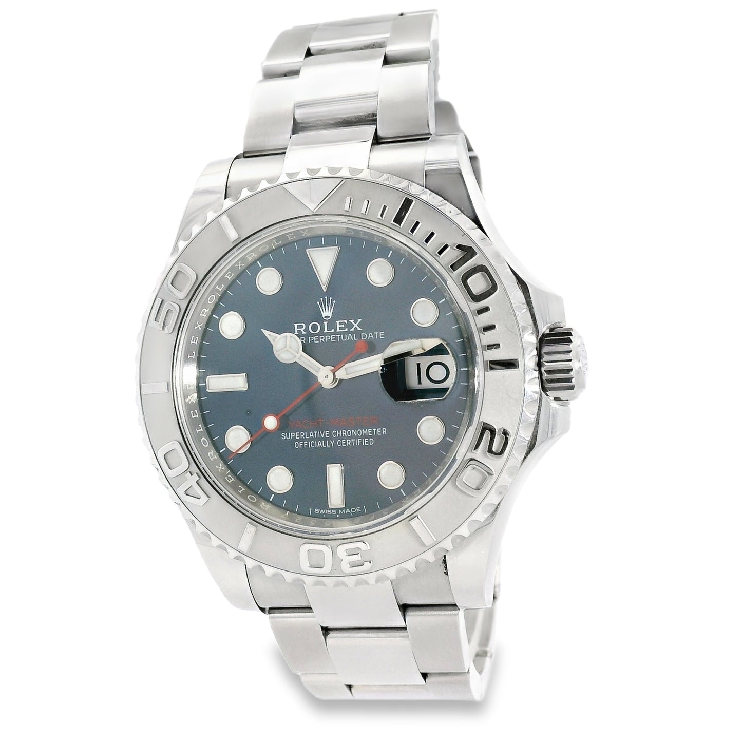 Rolex 116622 Platinum Yacht-Master 40mm Stainless Steel Watch