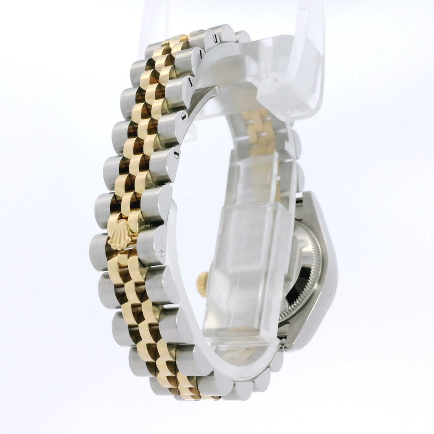 Rolex 179173 Datejust 18k Yellow Gold and Stainless Steel 26mm Gold Dial Watch