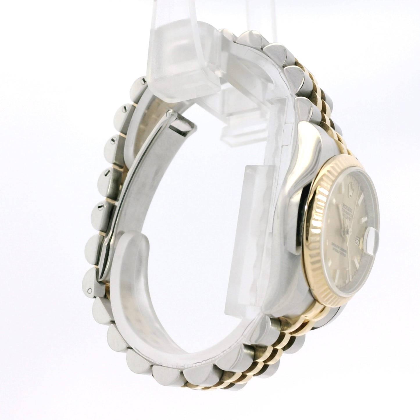 Rolex 179173 Datejust 18k Yellow Gold and Stainless Steel 26mm Gold Dial Watch