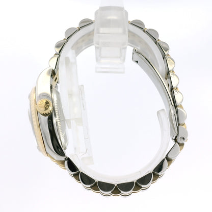 Rolex 179173 Datejust 18k Yellow Gold and Stainless Steel 26mm Gold Dial Watch