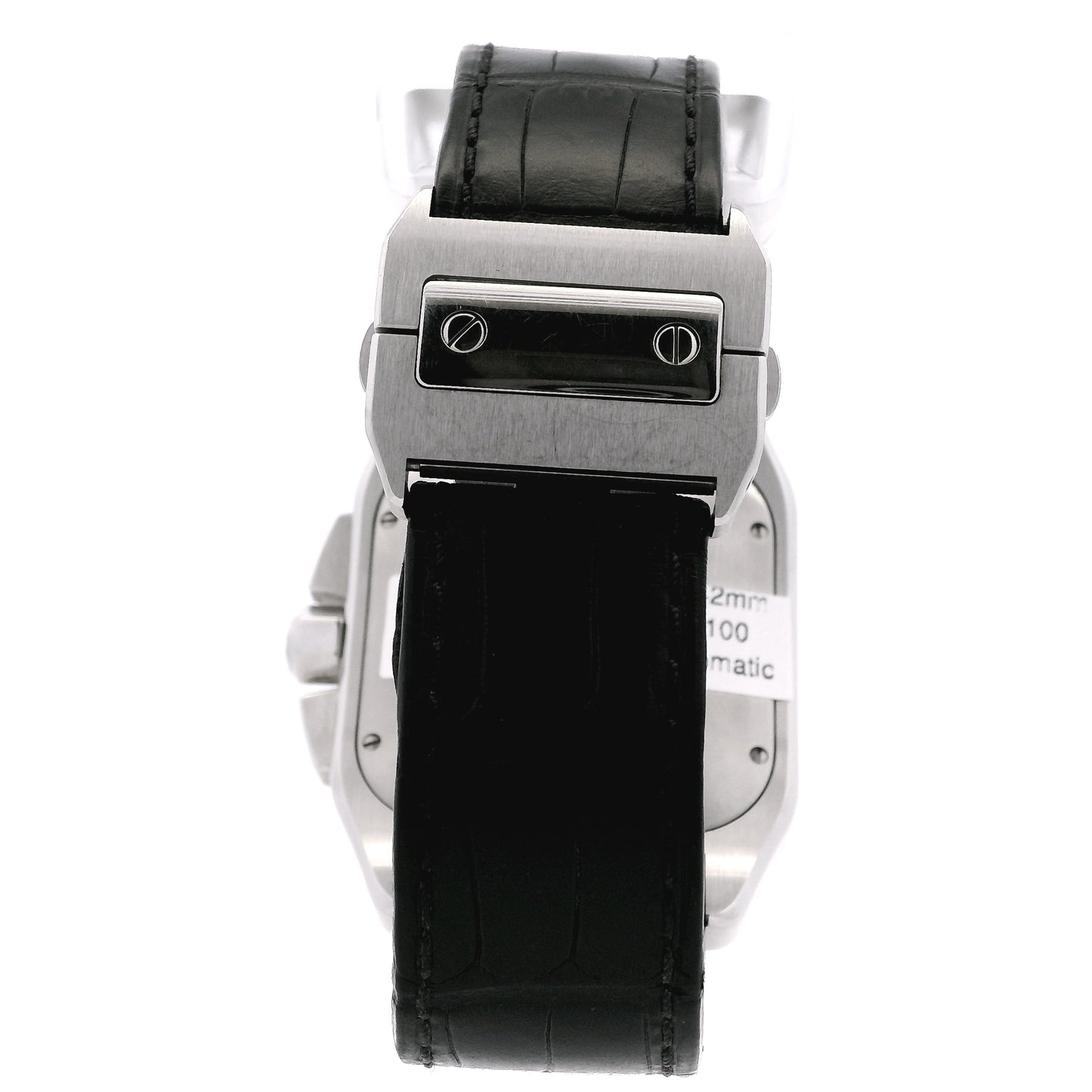 Cartier Santos 100 Stainless Steel White Dial Watch