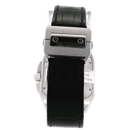 Cartier Santos 100 Stainless Steel White Dial Watch