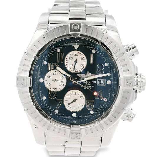 Breitling A1337011/C792 Stainless Steel with Blue Chrono Dial Watch