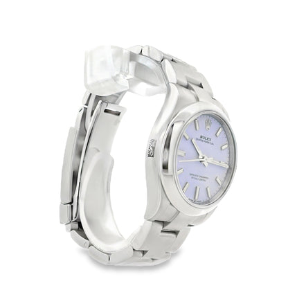 Rolex 277200 Oyster Perpetual 31mm Lavender Dial Watch