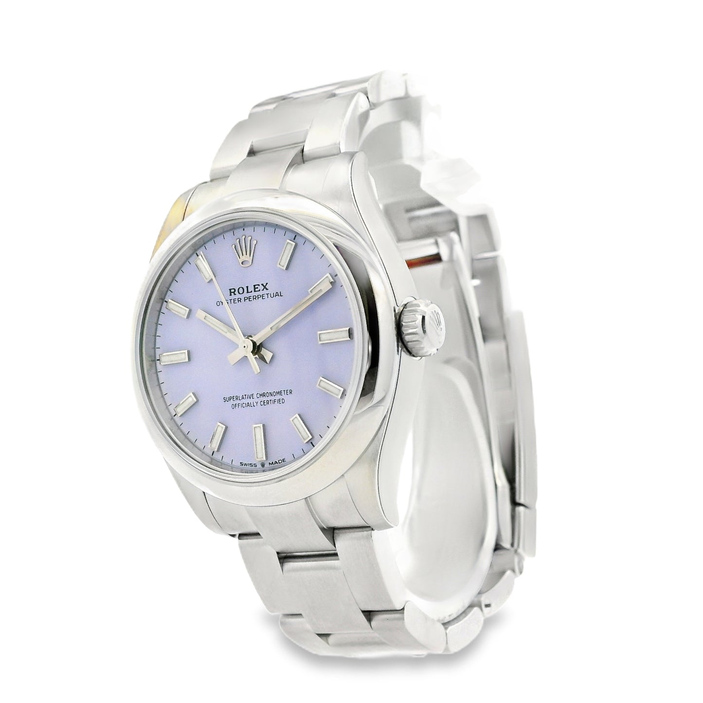 Rolex 277200 Oyster Perpetual 31mm Lavender Dial Watch