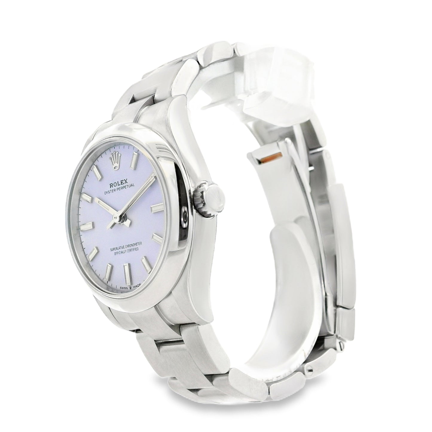 Rolex 277200 Oyster Perpetual 31mm Lavender Dial Watch