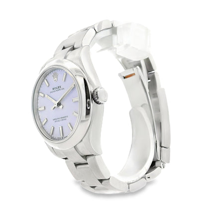 Rolex 277200 Oyster Perpetual 31mm Lavender Dial Watch