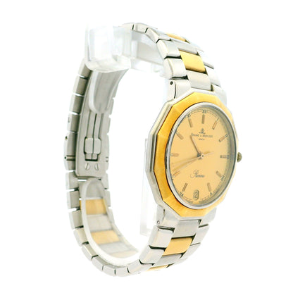 Baume & Mercier 5231 18k Yellow Gold Octagonal Bezel Watch