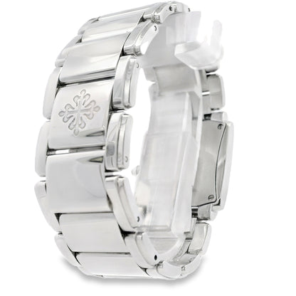 Patek Philippe 4910/10A Geneve with White Dial and Diamond Bezel Watch