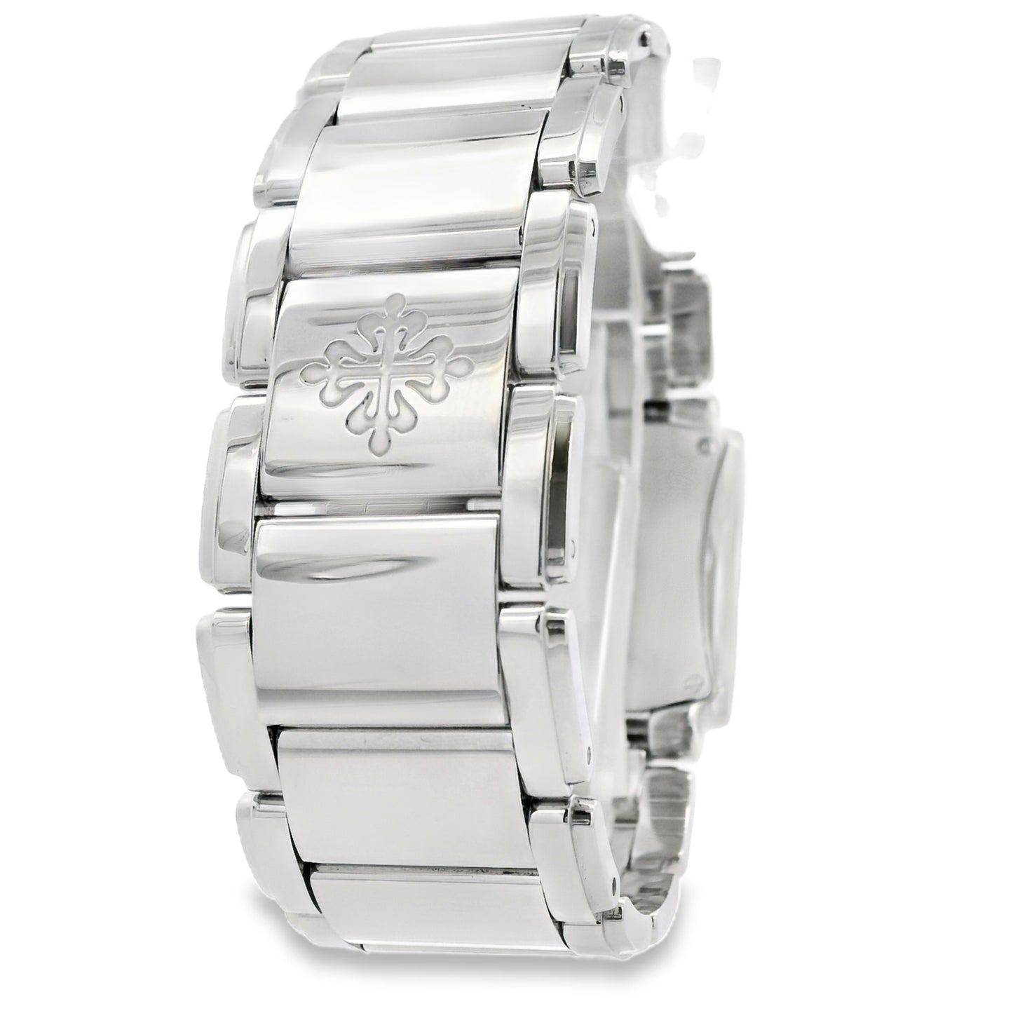 Patek Philippe 4910/10A Geneve with White Dial and Diamond Bezel Watch