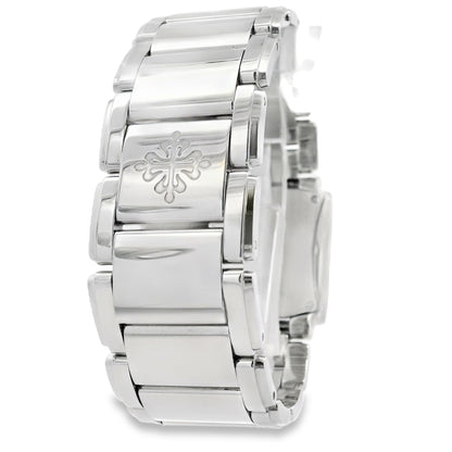 Patek Philippe 4910/10A Geneve with White Dial and Diamond Bezel Watch