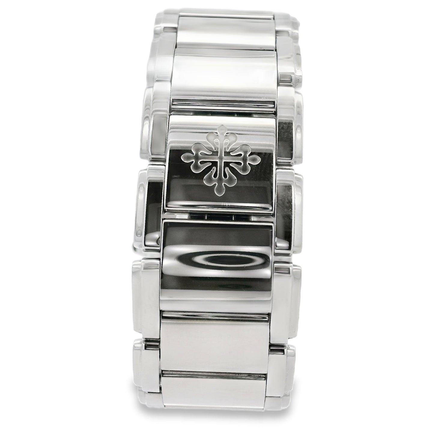 Patek Philippe 4910/10A Geneve with White Dial and Diamond Bezel Watch