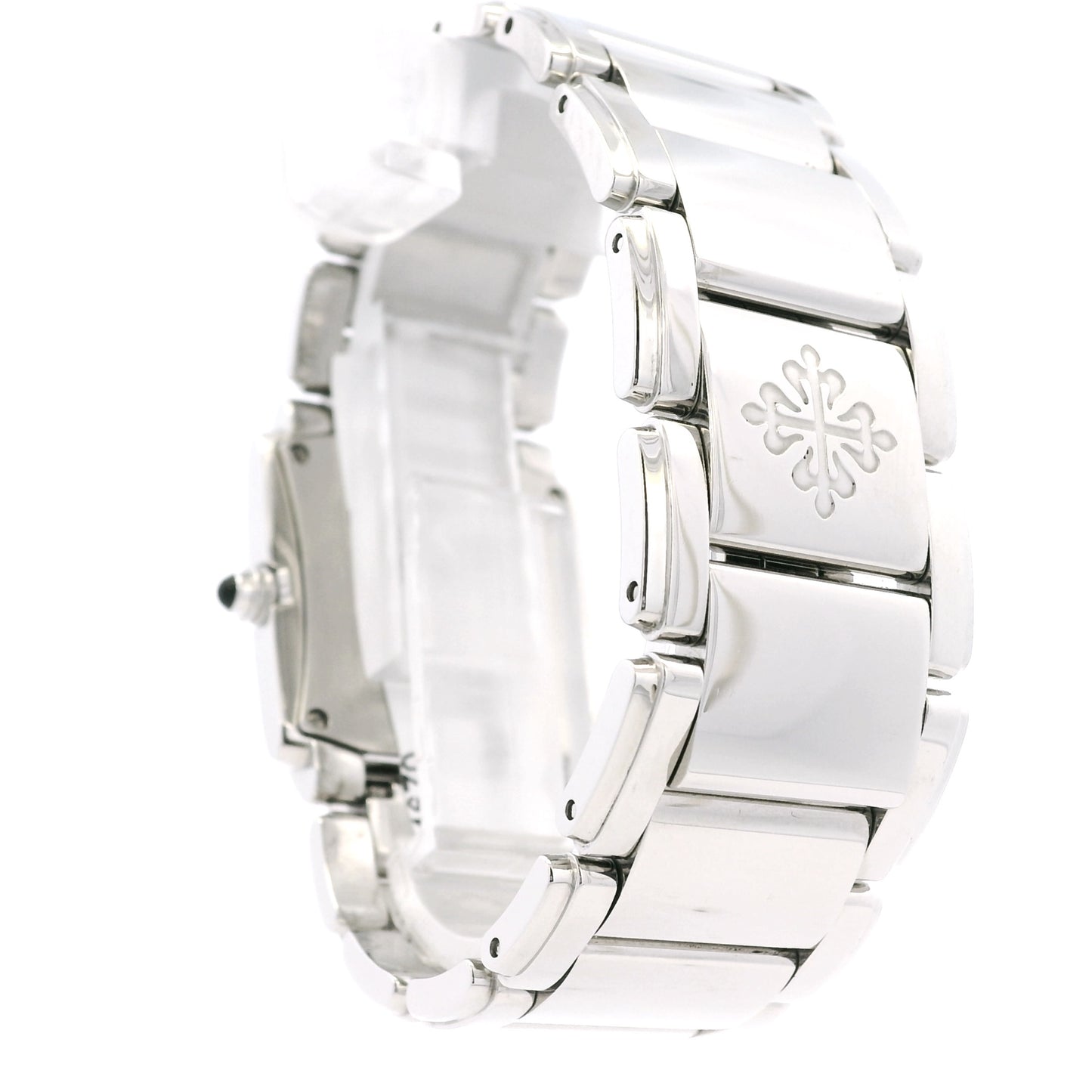 Patek Philippe 4910/10A Geneve with White Dial and Diamond Bezel Watch