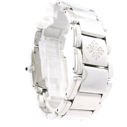 Patek Philippe 4910/10A Geneve with White Dial and Diamond Bezel Watch