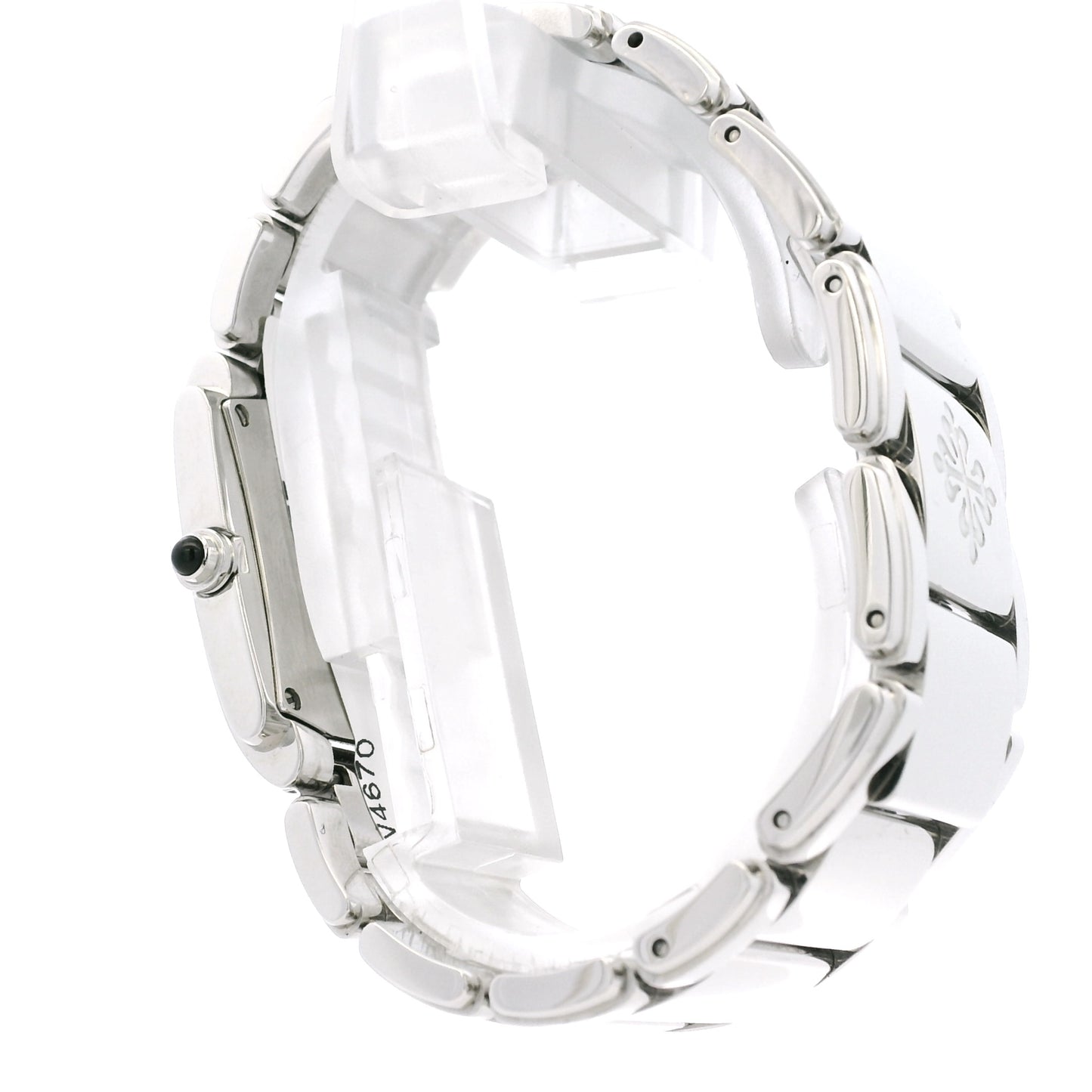 Patek Philippe 4910/10A Geneve with White Dial and Diamond Bezel Watch