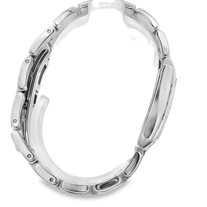 Patek Philippe 4910/10A Geneve with White Dial and Diamond Bezel Watch