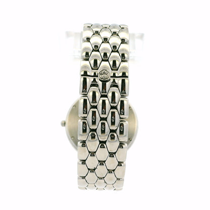 Van Cleef & Arpels 18k Yellow Gold and Stainless Steel Champagne Dial Watch