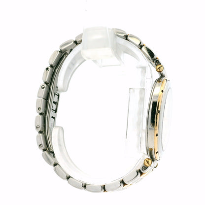 Van Cleef & Arpels 18k Yellow Gold and Stainless Steel Champagne Dial Watch