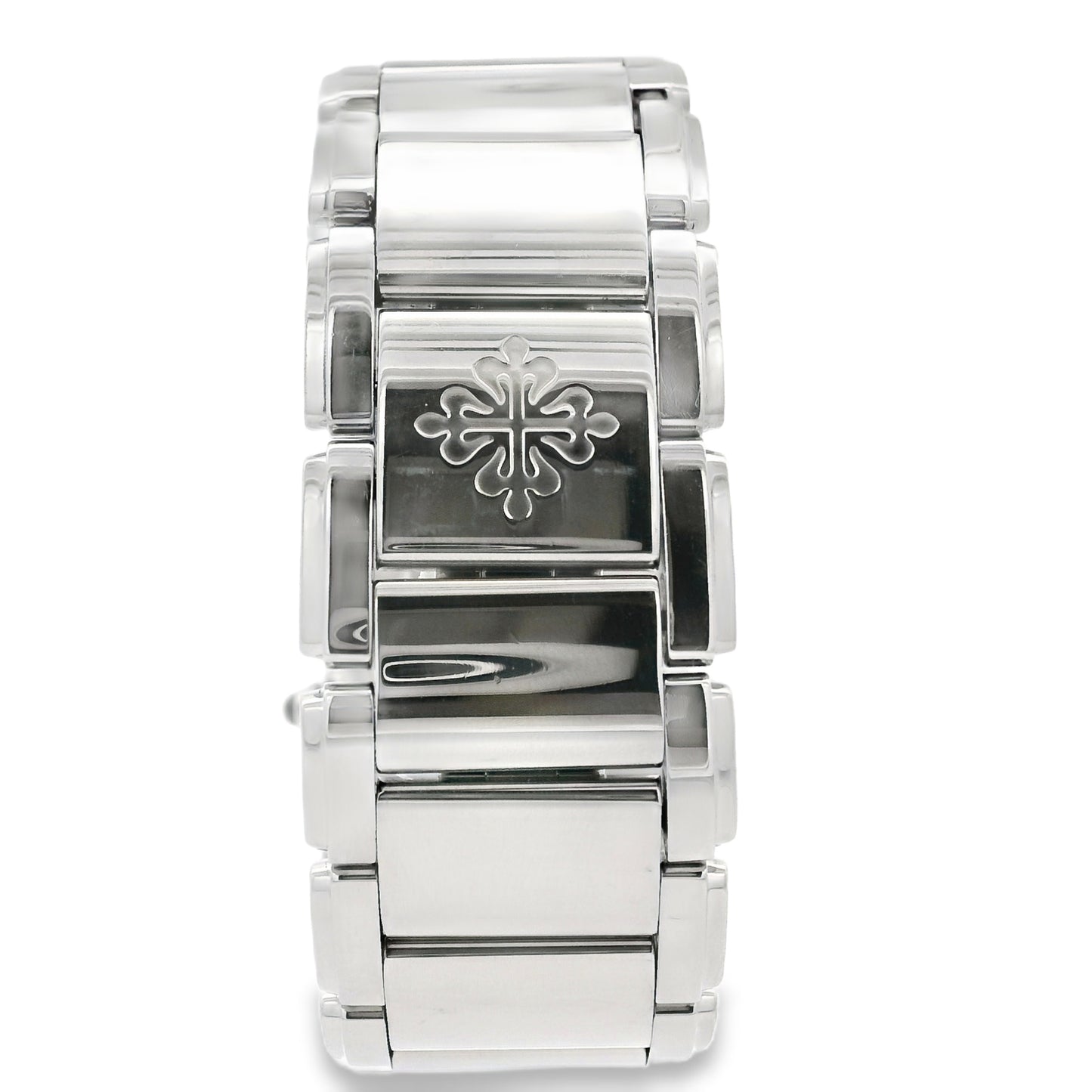 Patek Philippe 4910/10A Geneve with White Dial and Diamond Bezel Watch