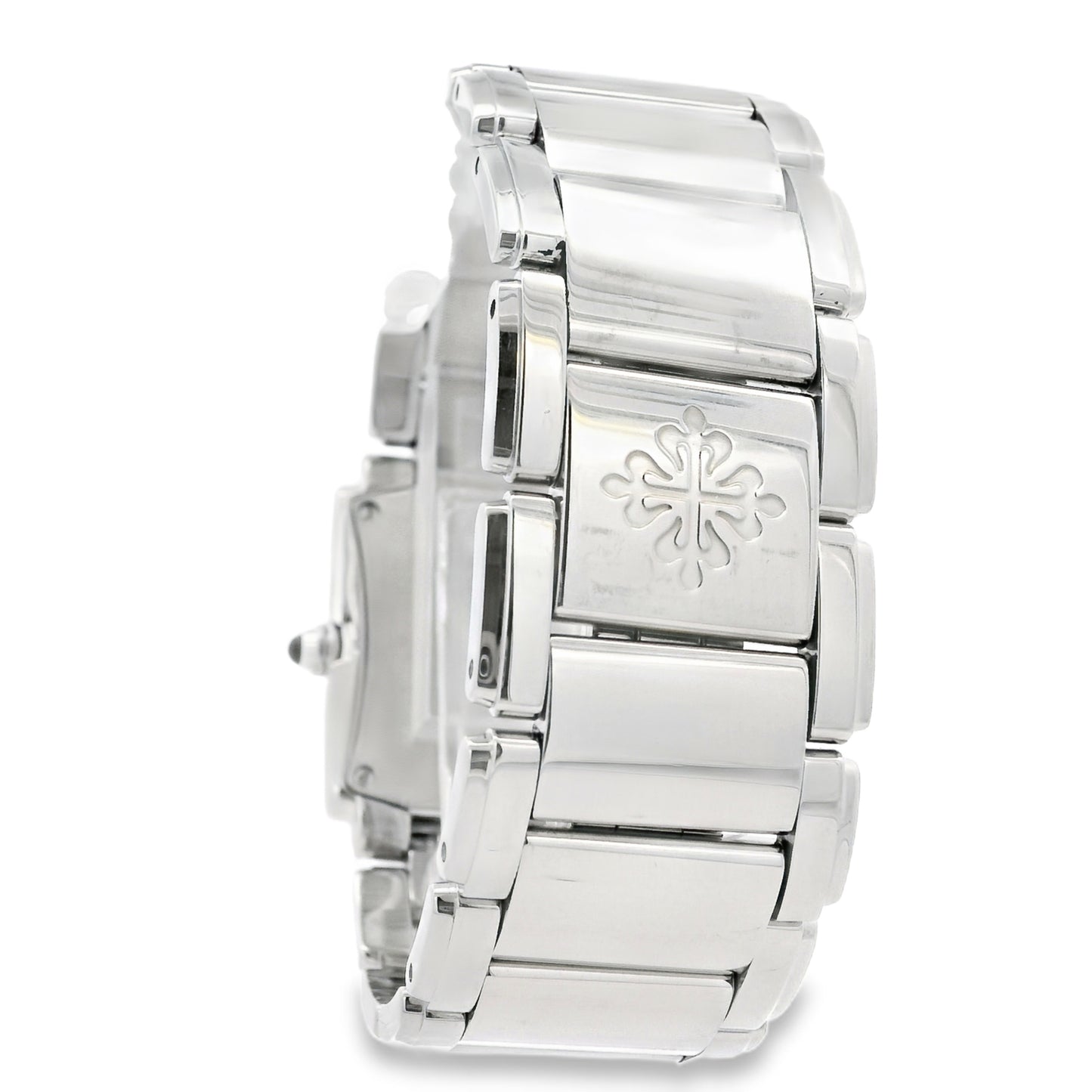 Patek Philippe 4910/10A Geneve with White Dial and Diamond Bezel Watch