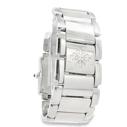 Patek Philippe 4910/10A Geneve with White Dial and Diamond Bezel Watch