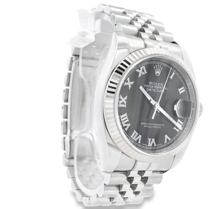 Rolex 116234 Datejust 36mm With Fluted Bezel on Jubilee Bracelet Watch
