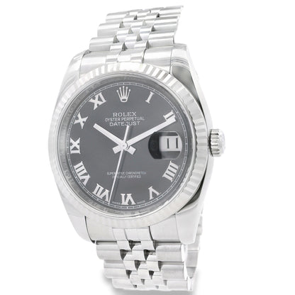 Rolex 116234 Datejust 36mm With Fluted Bezel on Jubilee Bracelet Watch