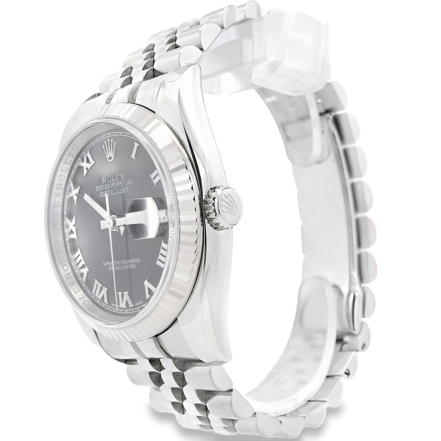 Rolex 116234 Datejust 36mm With Fluted Bezel on Jubilee Bracelet Watch