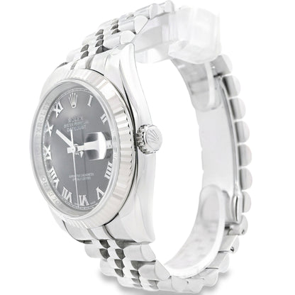 Rolex 116234 Datejust 36mm With Fluted Bezel on Jubilee Bracelet Watch