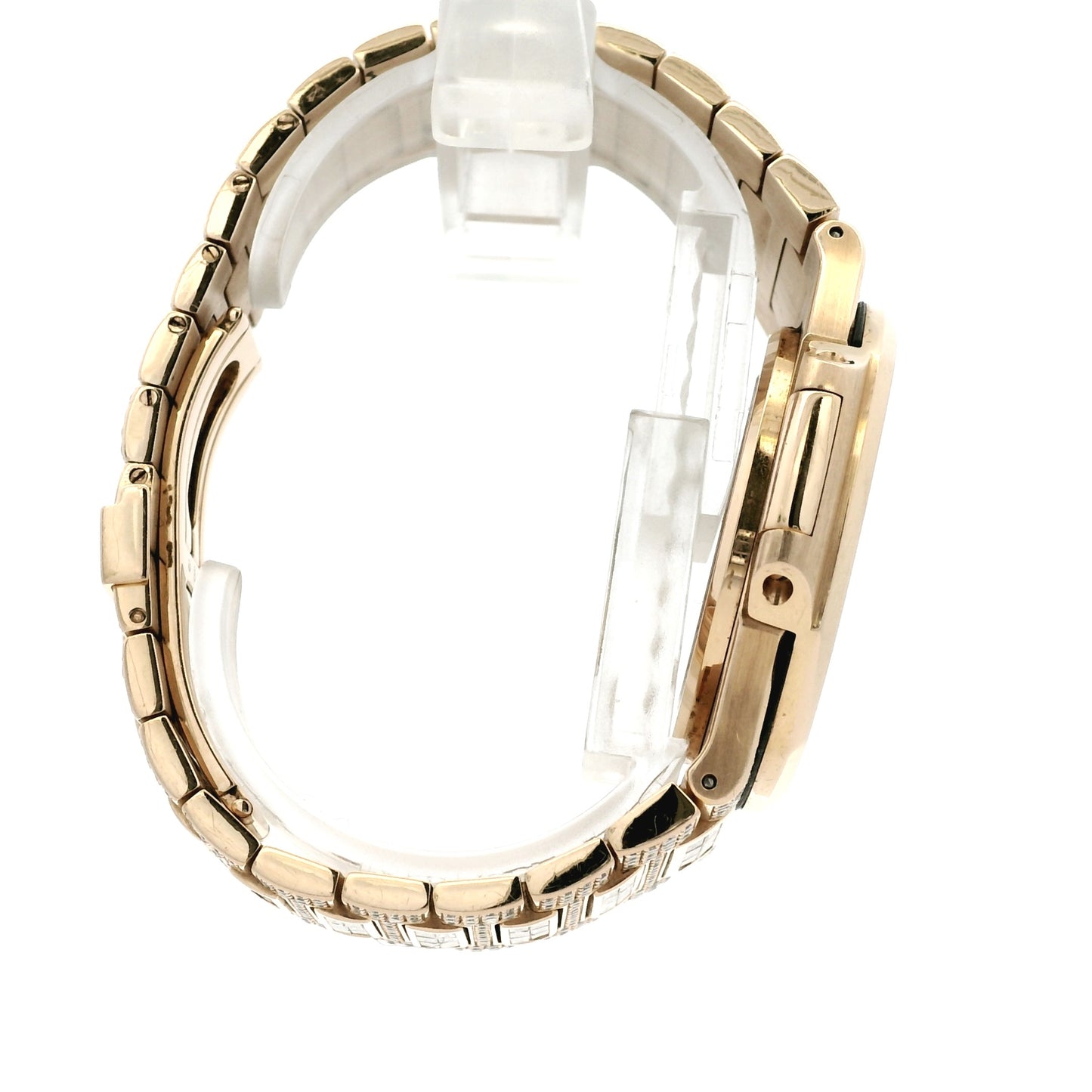 Patek Philippe Nautilus 18k Rose Gold Fully Loaded Diamond Set 5719/10R-010 Watch