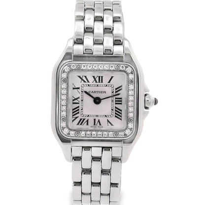 Cartier Panthere de Cartier W4PN0016 29mm Stainless Steel with White Dial Watch