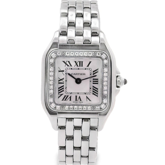 Cartier Panthere de Cartier W4PN0016 29mm Stainless Steel with White Dial Watch