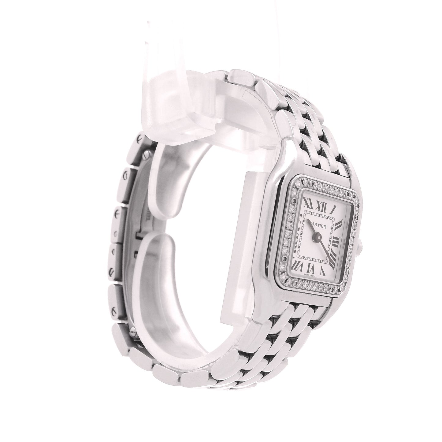 Cartier Panthere de Cartier W4PN0016 29mm Stainless Steel with White Dial Watch
